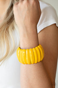 Paparazzi Bracelets Colorfully Congo - Yellow