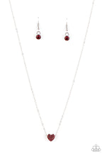 Load image into Gallery viewer, Paparazzi Necklaces Hit Em Where It HEARTS - Red
