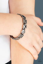 Load image into Gallery viewer, Paparazzi Bracelets Hammered Harmony - Black
