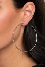 Load image into Gallery viewer, Paparazzi Earrings Very Curvaceous - Silver
