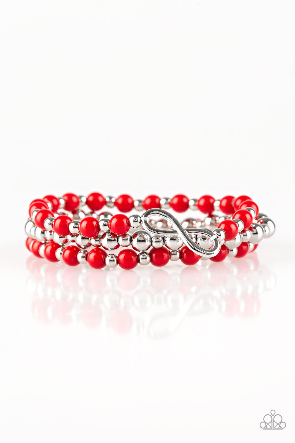 Paparazzi Bracelets Immeasurably Infinite - Red