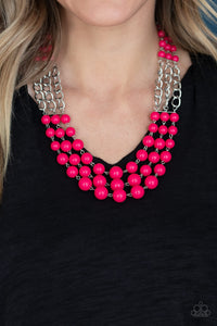 Paparazzi Necklaces A La Vogue - Pink