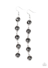 Load image into Gallery viewer, Paparazzi Earrings Trickle Down Twinkle - Silver
