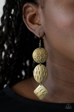 Load image into Gallery viewer, Paparazzi Earrings Mixed Movement - Brass
