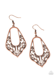 Paparazzi Earrings Grapevine Glamour - Copper