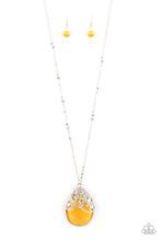 Load image into Gallery viewer, Paparazzi Necklaces Tangled Gardens - Yellow
