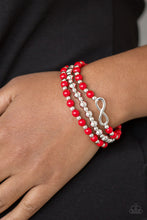 Load image into Gallery viewer, Paparazzi Bracelets Immeasurably Infinite - Red
