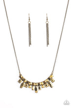 Load image into Gallery viewer, Paparazzi Necklaces Wish Upon a ROCK STAR - Brass
