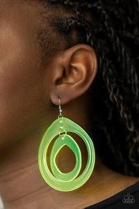 Pre Order Paparazzi Earrings  Show Your True NEONS - Yellow