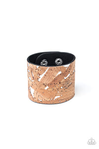 Paparazzi Bracelets  Cork Congo - Silver