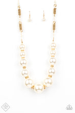 Load image into Gallery viewer, Paparazzi Necklaces Fashion Fix Pearly Prosperity - Gold
