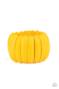 Paparazzi Bracelets Colorfully Congo - Yellow