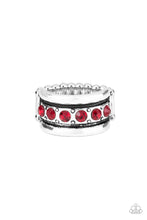Load image into Gallery viewer, Paparazzi Rings Dauntless Shine - Red
