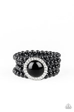 Load image into Gallery viewer, Paparazzi Bracelets Top Tier Twinkle - Black
