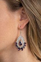 Load image into Gallery viewer, Paparazzi Earrings Boss Brilliance - Purple
