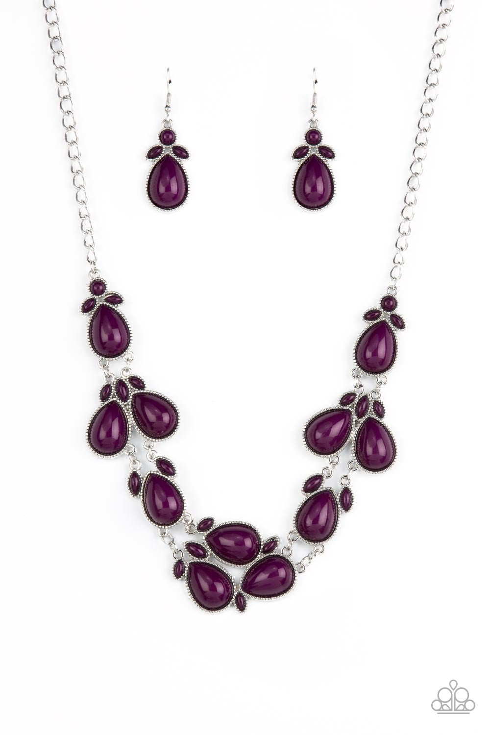 Botanical Banquet - Purple necklace