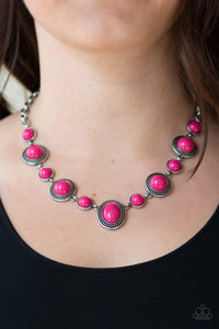 Paparazzi Necklaces Voyager Vibes - Pink