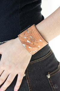 Paparazzi Bracelets  Cork Congo - Silver