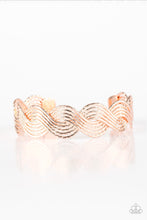 Load image into Gallery viewer, Paparazzi Bracelets Braided Brilliance - Rose Gold
