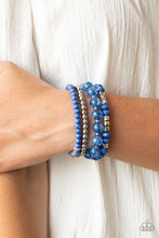 Load image into Gallery viewer, Paparazzi Bracelets Layered Luster - Blue
