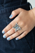 Load image into Gallery viewer, Paparazzi Rings Flutter Flavor - Blue
