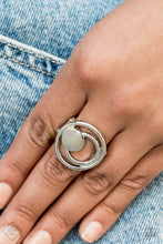 Load image into Gallery viewer, Paparazzi Rings Fashion Fix  Edgy Eclipse - Silver
