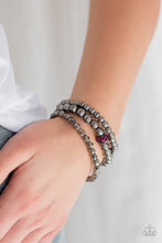 Load image into Gallery viewer, Paparazzi Bracelets Noticeably Noir - Pink
