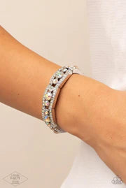 PINK DIAMOND EXCLUSIVE Easy On The Ice - Multi Iridescent Bracelet - Paparazzi RESTOCKED
