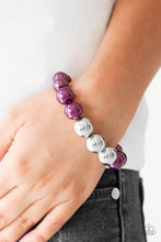 Load image into Gallery viewer, Paparazzi Bracelets All Dressed UPTOWN - Purple
