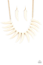 Load image into Gallery viewer, Paparazzi Necklaces Tusk Tundra - White
