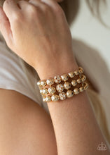 Load image into Gallery viewer, Paparazzi Bracelets Icing On The Top - Gold
