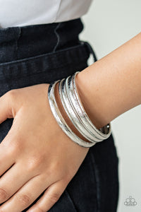 Paparazzi Bracelets Basic Bauble - Silver