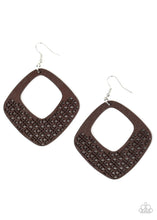 Load image into Gallery viewer, Paparazzi Earrings WOOD You Rather - Brown
