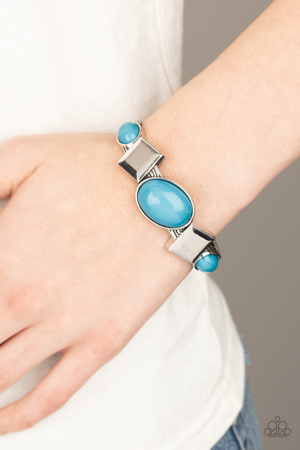 Paparazzi Bracelets Abstract Appeal - Blue