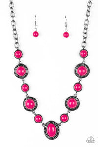 Paparazzi Necklaces Voyager Vibes - Pink