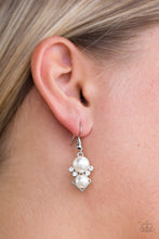 Load image into Gallery viewer, Paparazzi Earring Mrs. Gatsby White
