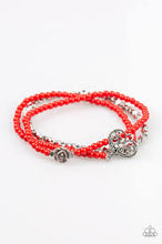 Load image into Gallery viewer, Paparazzi Bracelets Lover&#39;s Loot Red
