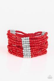 Paparazzi Bracelets Outback Odyssey Red