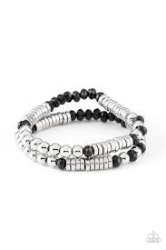 Paparazzi Bracelet Downright Dressy Black