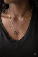 Load image into Gallery viewer, Paparazzi Necklaces Heart to Heartthrob Red
