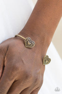 Paparazzi Bracelets Tenderhearted Brass