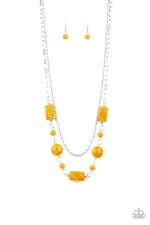 paparazzi necklace Colorfully Cosmopolitan- Yellow