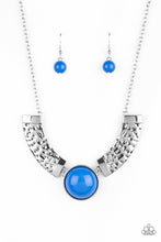 Load image into Gallery viewer, Paparazzi Necklaces Egyptian Spell -Blue
