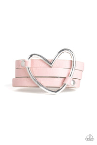 Paparazzi Bracelets One Love, One Heart - Pink