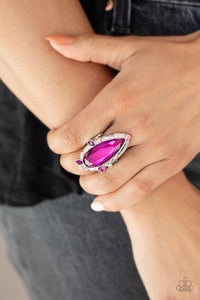 Paparazzi Rings Sparkle Smitten - Pink