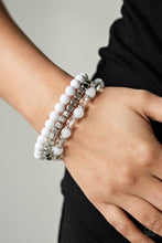 Load image into Gallery viewer, Paparazzi Bracelets Globetrotter Glam - White
