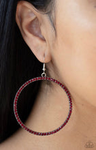 Load image into Gallery viewer, Paparazzi Earrings Just Add Sparkle Red
