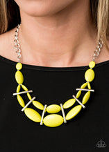 Load image into Gallery viewer, Paparazzi Necklaces Law of the Jungle - Yellow Convention 2020
