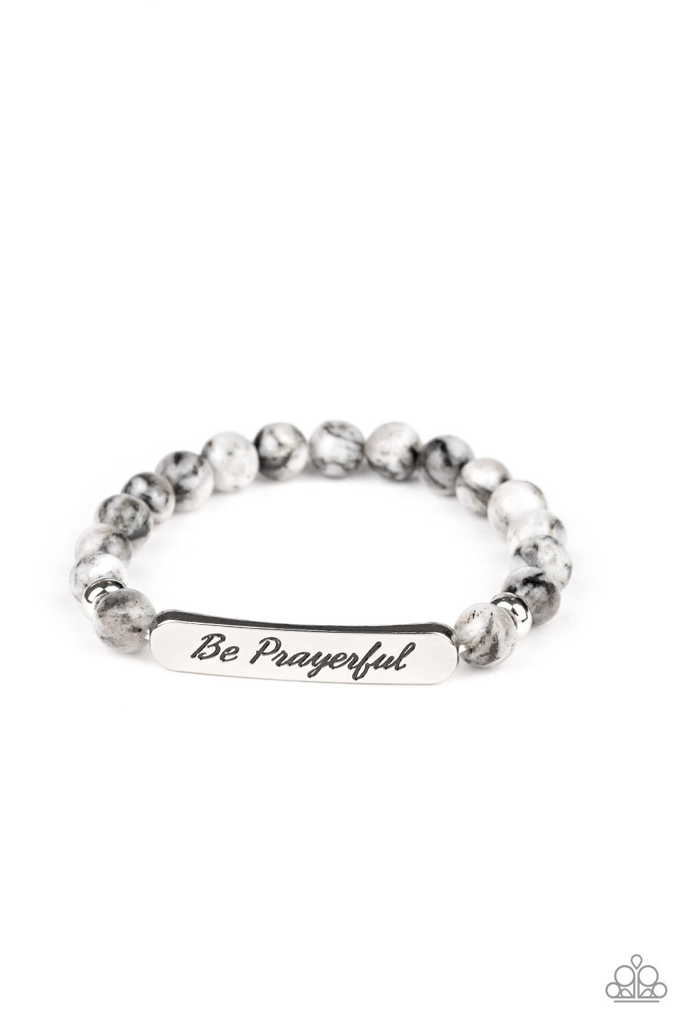 Paparazzi Bracelets Be Prayerful - Black