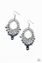 Load image into Gallery viewer, Paparazzi Earrings Just Say NOIR - Blue
